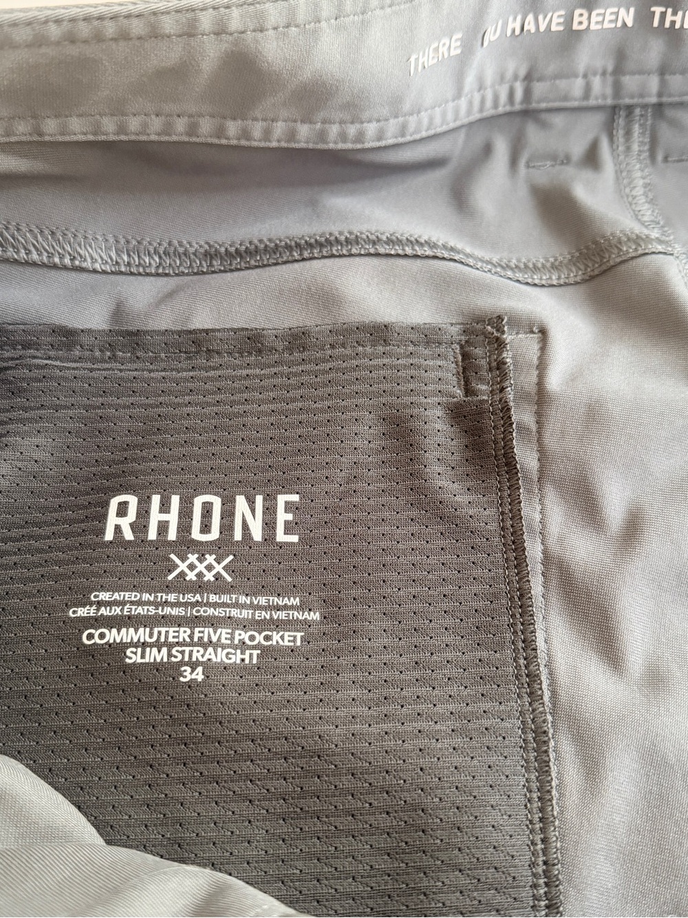 RHONE Commuter 5 Pocket Slim Straight Men’s Pants 34x31 Stretch Chino - (566)